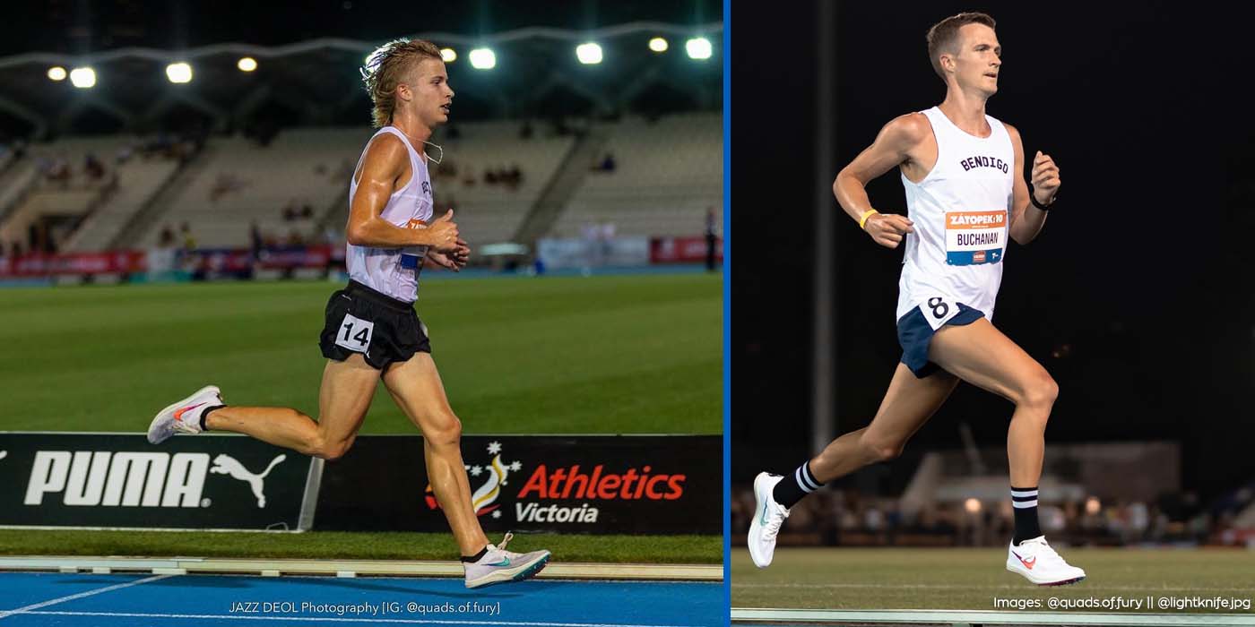 Archie Reid and Andy Buchanan at Zatopek 2022